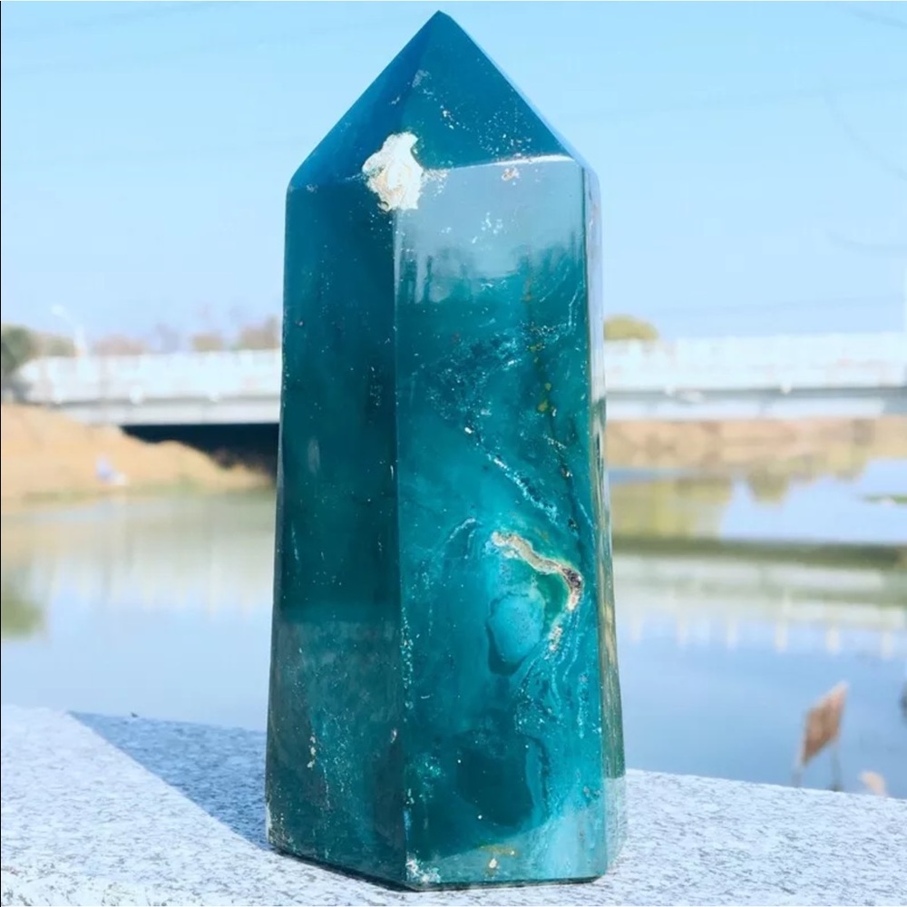 High Quality Ocean Jasper Tower 478 grams - Picture 7 of 8